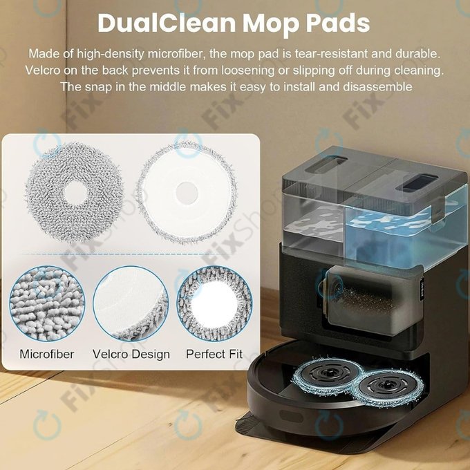 Mop Cloth, 2pcs for iRobot Roomba Plus 505, 507, 405, 4020