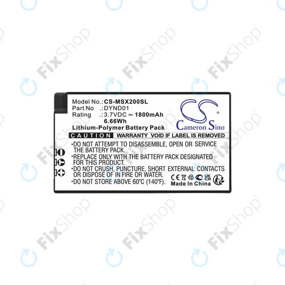 Battery for Microsoft Xbox Elite Series 2, 1800mAh, Li-Pol, 3.7V, DYND01, HQ