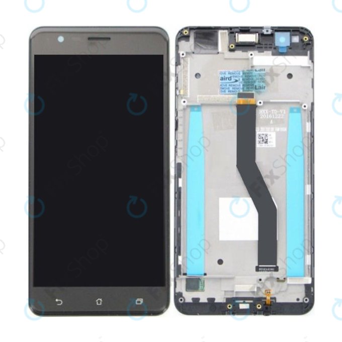 Asus Zenfone 3 Zoom S ZE553KL (Z01HDA) - LCD Display + Touch Screen + Frame (Navy Black) - 90AZ01H3-R20020, 90AZ01H3-R20010 Genuine Service Pack