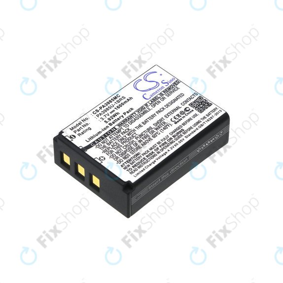 Battery for Toshiba Camileo X200, X400, 1600mAh, Li-Ion, 3.7V, PA3985, HQ