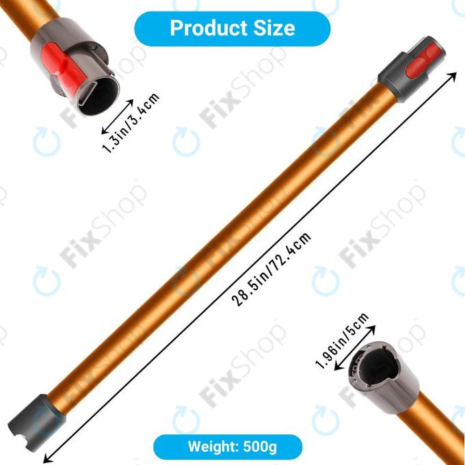 Dyson V-series, Outsize - Suction Tube (Orange)