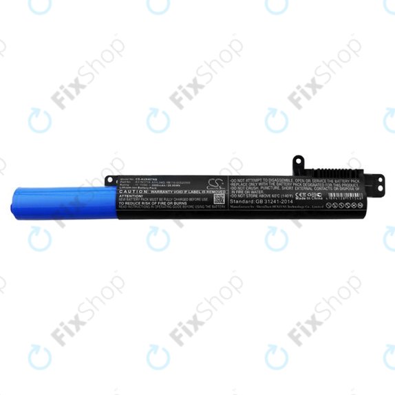 Battery for Asus X407UA, X507UA, R507UB, X407MA, 2600mAh, Li-Ion, 11.1V, A31N1719, HQ