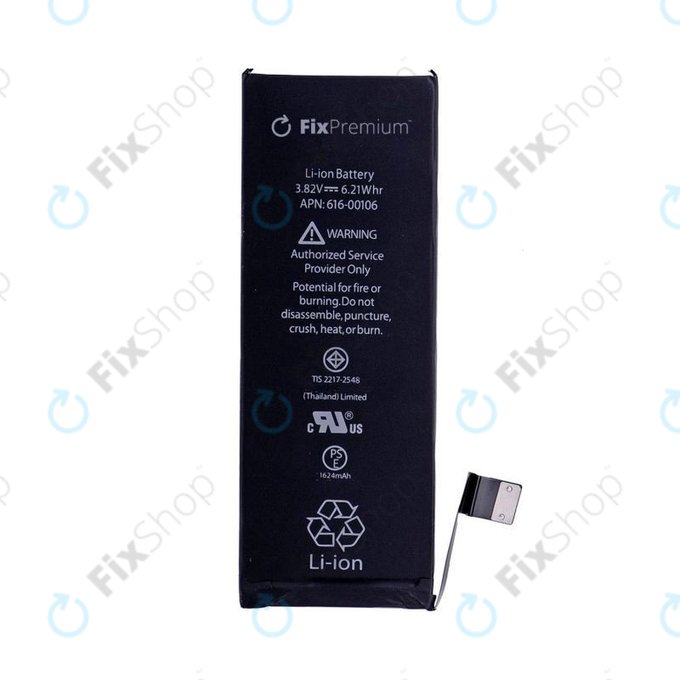 Battery for iPhone SE, 1624mAh, FixPremium