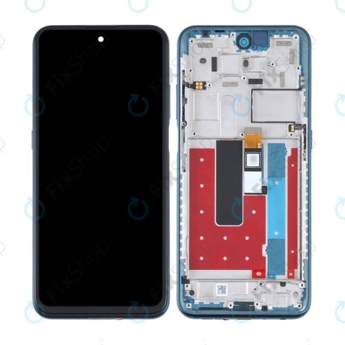Nokia X20 TA-1341 TA-1344 - LCD Display + Touch Screen + Frame (Nordic Blue) TFT