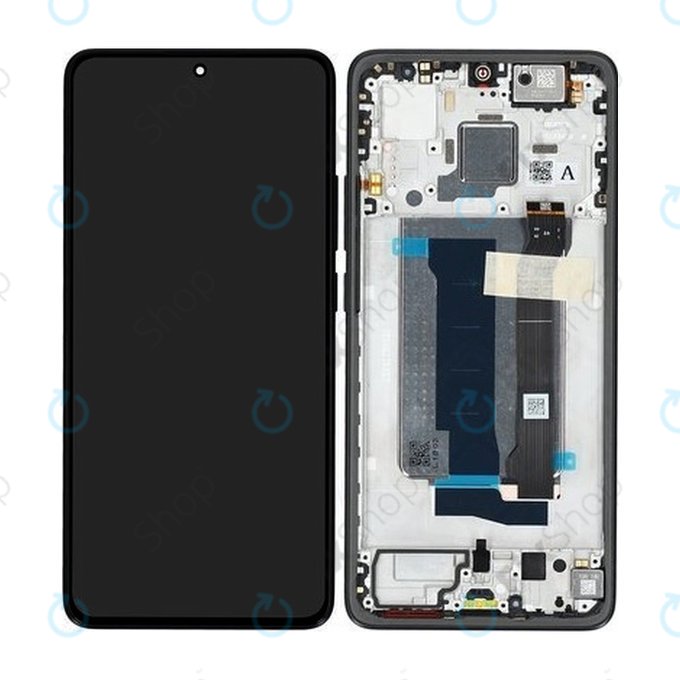 Xiaomi Poco X7 Pro 2412DPC0AG - LCD Display + Touch Screen + Frame (Black) - 56000300O1000 Genuine Service Pack