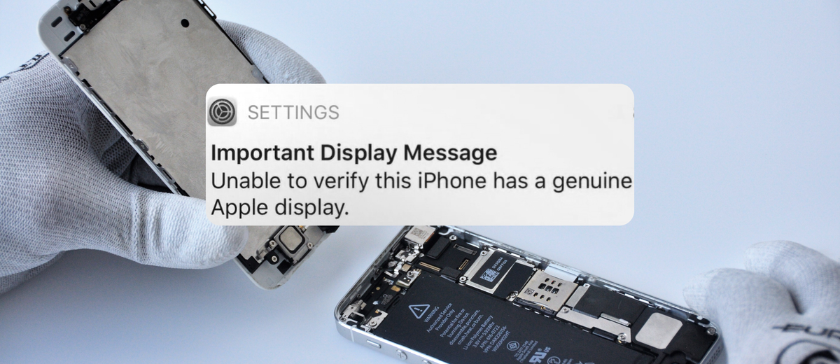 Error message on iPhone, what should I do? | FixShop