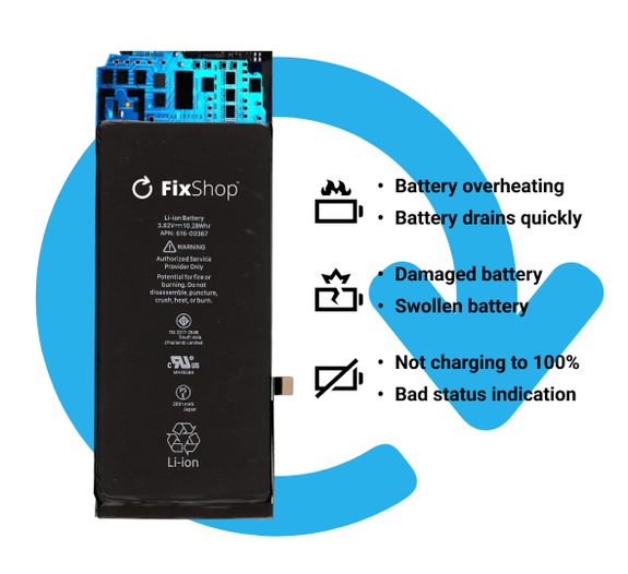 Apple iPhone XR - Battery 2942mAh | FixShop Apple iPhone XR - Battery 2942mAh | FixShop