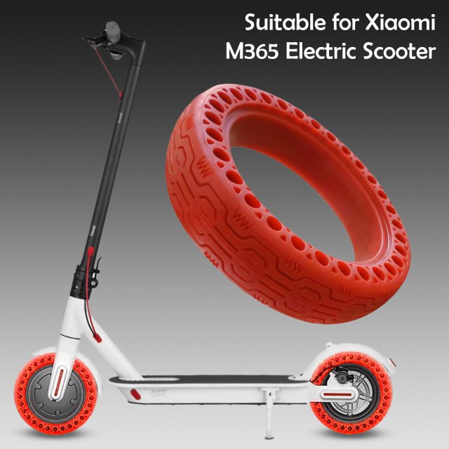 Xiaomi Mi Electric Scooter 2 M365 Pro Pro 2 Essential 1s Durable Full Tubeless Tire Red Fixshop