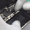 Opening the device and disconnecting the battery connector #4