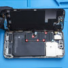 Unfastening the display and battery connector cover #1