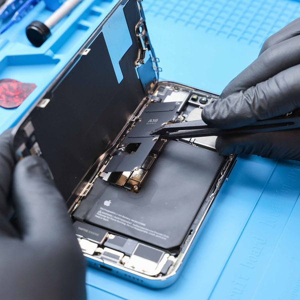 Remove the battery connector cover