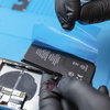 Transfer the adhesive-backed strip #1