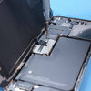Removing the battery connector cover #2