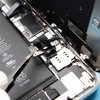 Remove the battery connector cover #2
