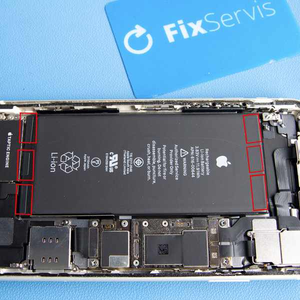 Peeling off the adhesive handles