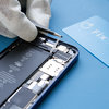 Peeling off the adhesive handles #2