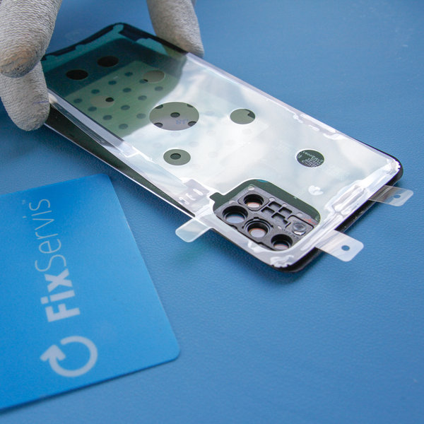 Applying New Adhesive to the Smartphone Back Cover
