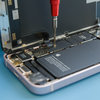 Removing the battery connector and display cover #2