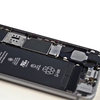 Disconnecting the metal battery connector holder #1