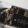 Removing front panel cable bracket from the LCD assembly. #1