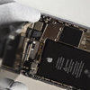 Removing front panel cable bracket from the LCD assembly. #3