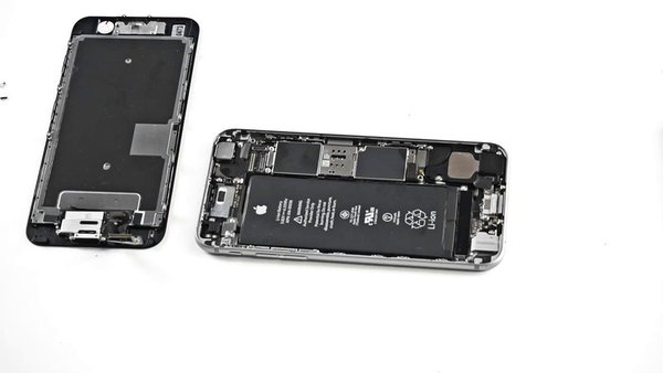 Separating the LCD assembly from the rare housing.