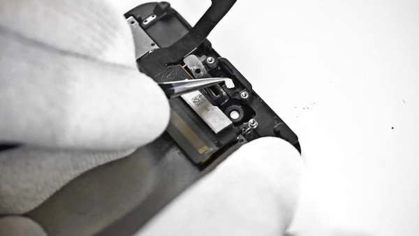 Disassembling the front-facing camera and proximity sensor