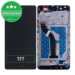 Huawei P9 lite - LCD Display + Touch Screen + Frame (Black) TFT