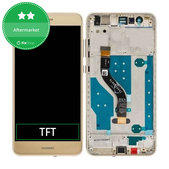 Huawei P10 lite - LCD Display + Touch Screen + Frame (Platinum Gold) TFT