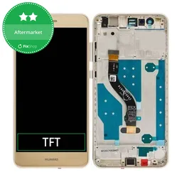Huawei P10 lite - LCD Display + Touch Screen + Frame (Platinum Gold) TFT