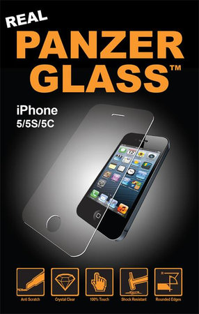 PanzerGlass - Tempered Glass Standard Fit for iPhone 5, 5c, 5s, SE 2016, transparent