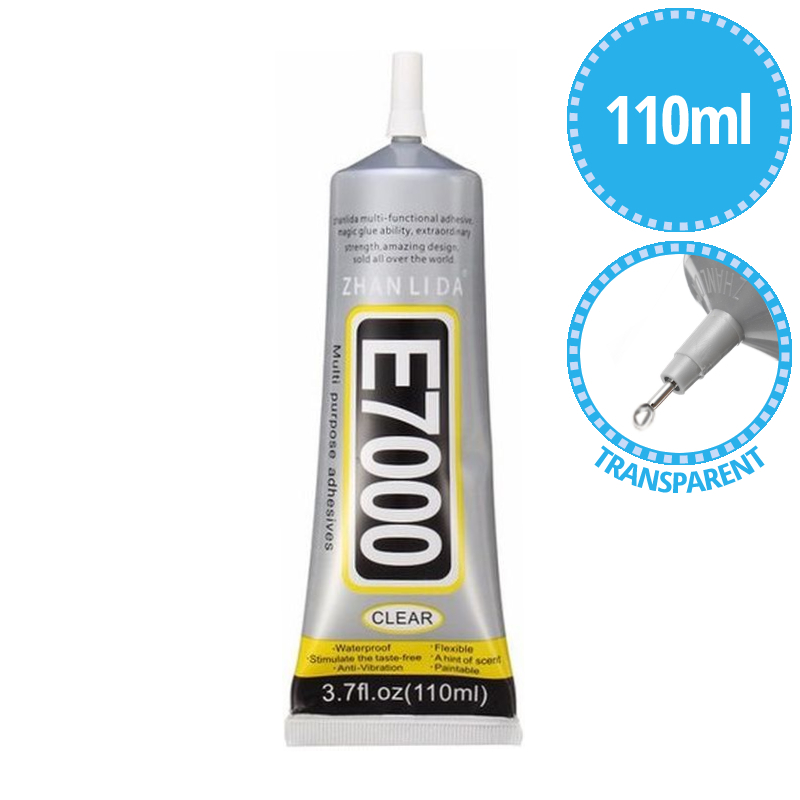 50/110ML E7000 Clear Contact DIY Cloth Fibre Fabric Adhesive Multipurpose  Wedding Dress Leather Bag Diamond Glass Glue - AliExpress