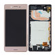 Sony Xperia X Performance F8131 - LCD Display + Touch Screen + Frame (Pink) - 1302-3696