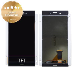 Sony Xperia XZ F8331 - LCD Display + Touch Screen (Mineral Black) - 1304-9084 Genuine Service Pack