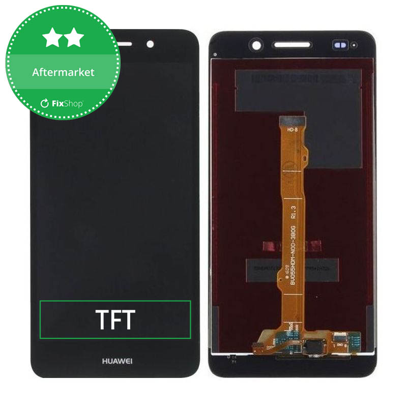 Kit écran Complet Pour Huawei Y6-2 (CAM-L23) - Vitre Tactile + LCD + Châssis Noir - Neuf - Garantie 3 Mois