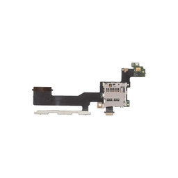 HTC One M9 - SD Card Reader + Power + Volume Flex Cable - 51H20674-00M Genuine Service Pack
