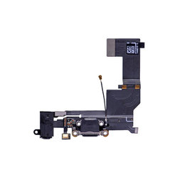 Apple iPhone SE - Charging Connector + Flex Cable (Black)