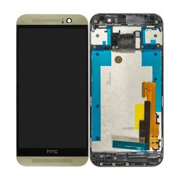 HTC One M9 - LCD Display + Touch Screen + Frame (Silver/Gold) TFT