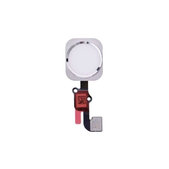 Apple iPhone 6S, 6S Plus - Home Button + Flex Cable (Silver)