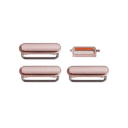 Apple iPhone 6S - Side Buttons Set - Power + Volume + Mute (Rose Gold)
