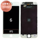 Display for iPhone 6, White, Touch Screen with Frame, Refurbished