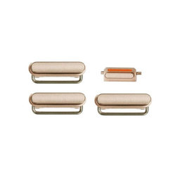 Apple iPhone 6 - Side Buttons Set - Power + Volume + Mute (Gold)