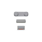 Apple iPhone 5S - Side Buttons Set - Power + Volume + Mute (Space Gray)
