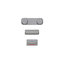 Apple iPhone 5S - Side Buttons Set - Power + Volume + Mute (Space Gray)