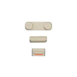 Apple iPhone 5S - Side Buttons Set - Power + Volume + Mute (Gold)