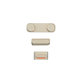Apple iPhone 5S - Side Buttons Set - Power + Volume + Mute (Gold)