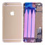 Apple iPhone 6 Plus - Rear Housing with Small Parts (Gold)