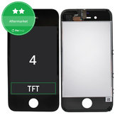 Display for iPhone 4, Black, Touch Screen with Frame