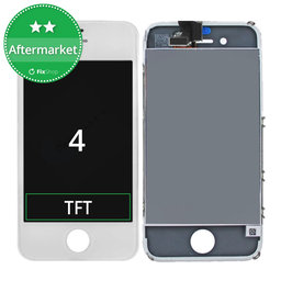Apple iPhone 4 - LCD Display + Touch Screen + Frame (White) TFT