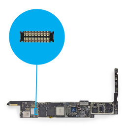 Apple iPad Air - Mainboard + Touch Screen Connector